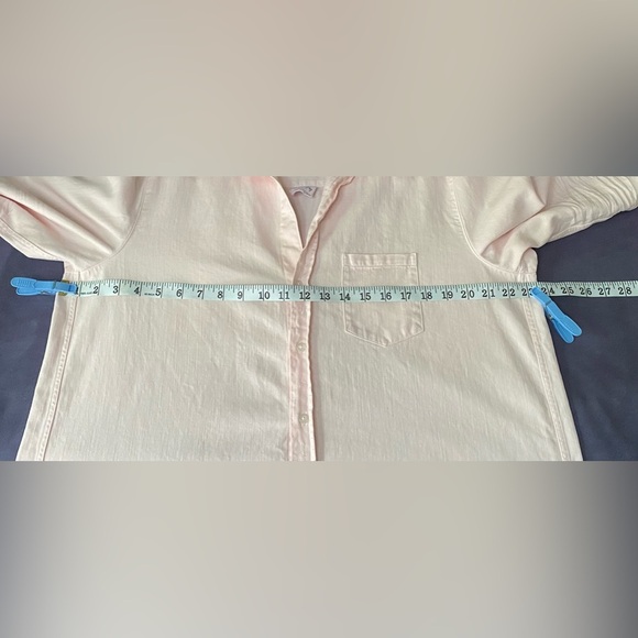 Frank & Eileen Famous Denim MARY Classic Shirtdress Size: L Ballet - Picture 15 of 16